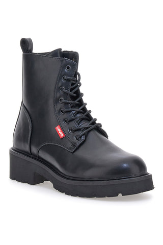 Levi's Billie schwarze Kampfstiefel