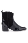 Schwarze texanische Stiefeletten aus echtem Leder PITTARELLO GLAM 54265