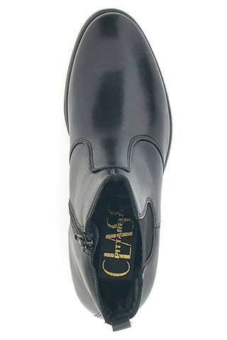 Pittarello Class 5135 Chelsea-Stiefel aus schwarzem Echtleder mit Reißverschluss