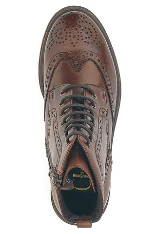 Anfibi Inglesi Marroni con Reißverschluss PITTARELLO CLASS 1544