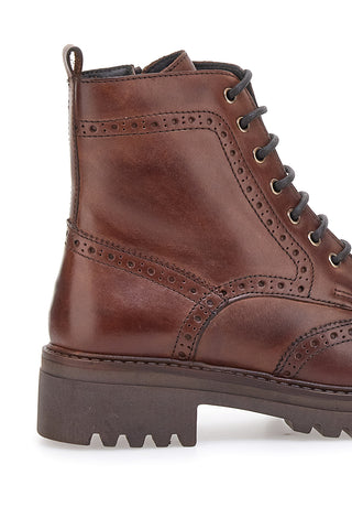 Anfibi Inglesi Marroni con Reißverschluss PITTARELLO CLASS 1544