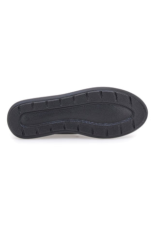 Stivaletti neri alla caviglia effetti martellato INBLU WG059014