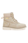 Scarponcini beige con lacci COTTON BELT CBW426A00