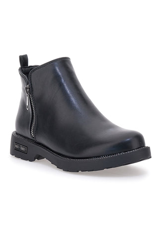 Schwarze Stiefelette mit Metalleinsätzen ME & ME 1214