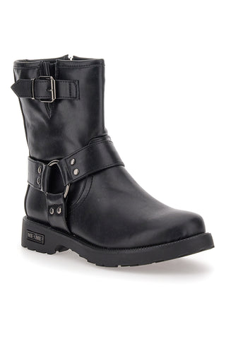 Schwarze Stiefeletten mit Nietendetails ME & ME 1215