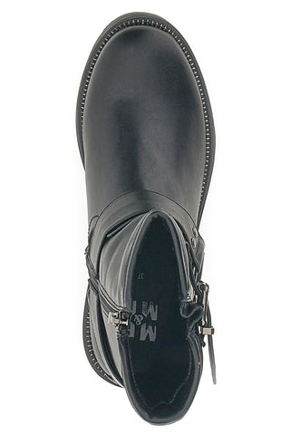 Schwarze Stiefeletten mit Nietendetails ME & ME 1215