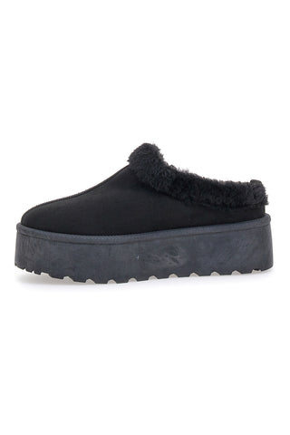 Stivaletti Pantofole con Pelo Nere Pittarello Love 1913