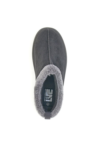 Pantofole Stivaletti con Pelo Grigie Con Platform Pittarello Love 1913