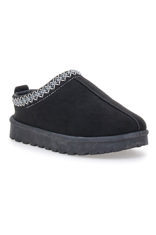 Stivaletti Pantofole con Pelo Nere Pittarello Love 1859
