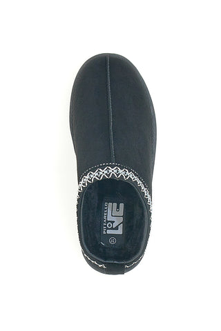 Stivaletti Pantofole con Pelo Nere Pittarello Love 1859