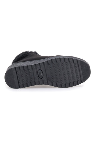 Schwarze Stiefelette mit seitlichem Reißverschluss PLOCADI 1943