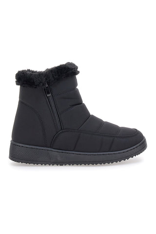 Gesteppte und gepolsterte Stiefeletten mit seitlichem Reißverschluss PLOCADI 8914