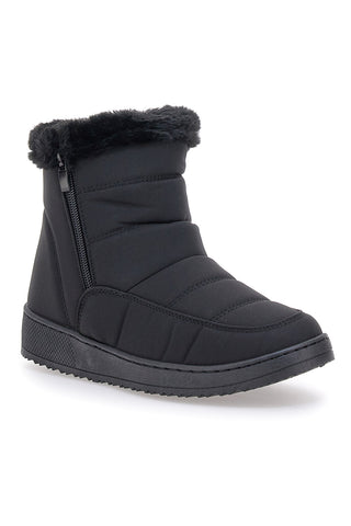 Gesteppte und gepolsterte Stiefeletten mit seitlichem Reißverschluss PLOCADI 8914