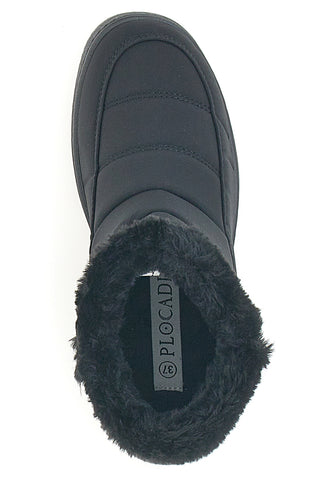 Gesteppte und gepolsterte Stiefeletten mit seitlichem Reißverschluss PLOCADI 8914