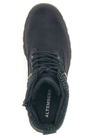 Schwarze Stiefel mit Schnürsenkeln Altemberg 2