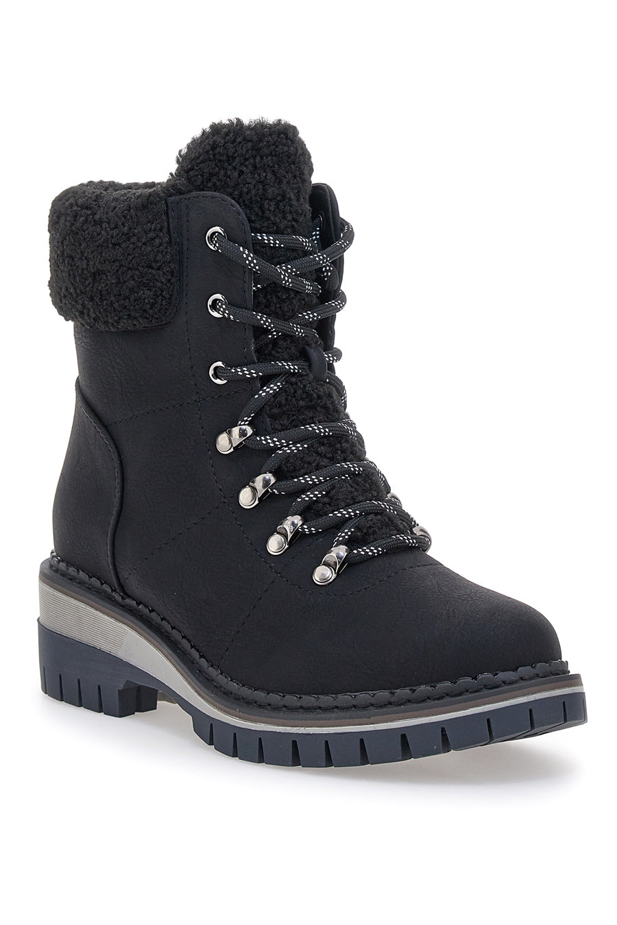 Schwarze Stiefel mit Fell ALTEMBERG für Damen Pittarello