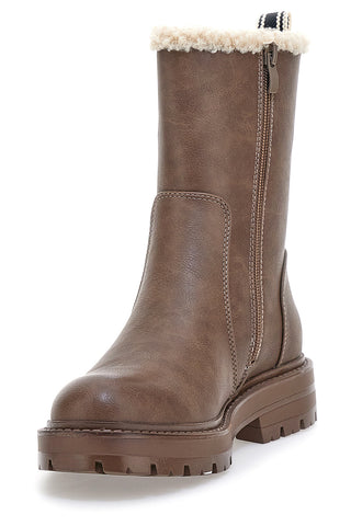 Stivaletti Marroni con Pelo e Cerniera Pittarello Love 6903