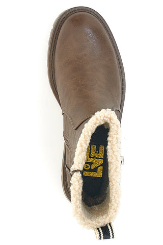 Stivaletti Marroni con Pelo e Cerniera Pittarello Love 6903