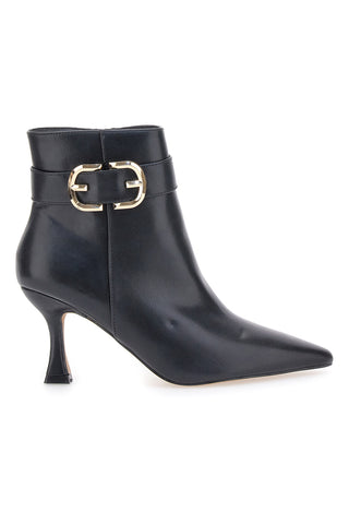 Schwarze Stiefeletten mit Absatz Mon Dieu B8830Q10 für Damen