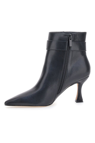 Schwarze Stiefeletten mit Absatz Mon Dieu B8830Q10 für Damen