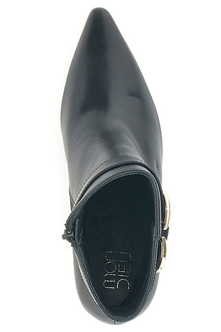 Schwarze Stiefeletten mit Absatz Mon Dieu B8830Q10 für Damen