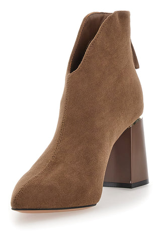 Braune Stiefeletten mit Blockabsatz MARIELLA BURANI 50720458