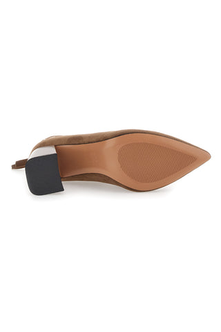 Braune Stiefeletten mit Blockabsatz MARIELLA BURANI 50720458