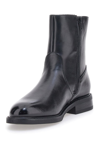 Stivaletti neri con tomaia liscia MARIELLA BURANI 50920676