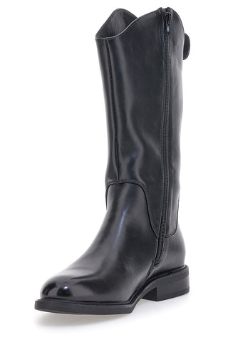 Schwarze Stiefeletten mit seitlichem Reißverschluss Mariella Burani 50921573