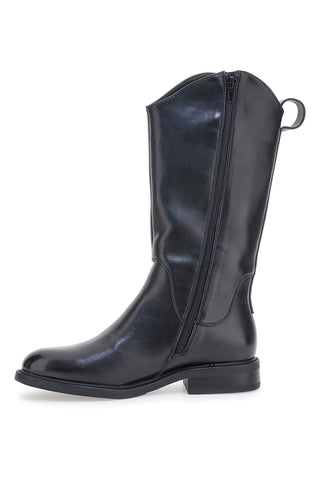 Schwarze Stiefeletten mit seitlichem Reißverschluss Mariella Burani 50921573