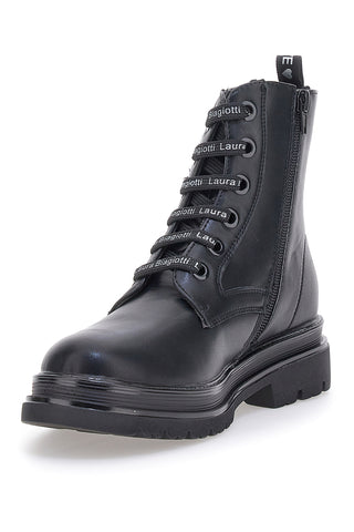 Anfibi neri con glitter neri Laura Biagiotti 92589391