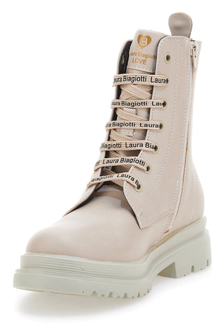 Anfibi Beige Con Cerniera Laterale LAURA BIAGIOTTI 94059392