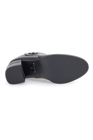 Schwarze Stiefeletten mit Blockabsatz LAURA BIAGIOTTI 8363M24