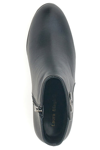Schwarze Stiefeletten mit Blockabsatz LAURA BIAGIOTTI 8363M24