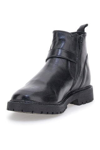 Stiefeletten echtes Leder schwarz PRIMA RIGA 500