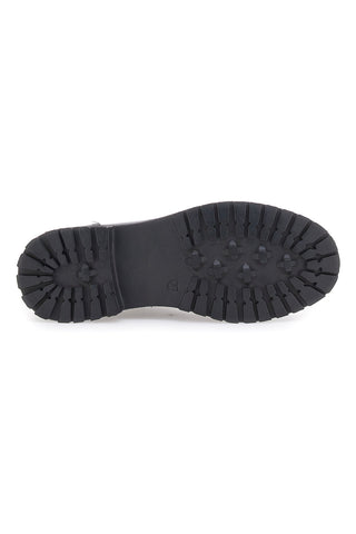Schwarze Stiefeletten aus echtem Leder mit Nieten Prima Riga 503