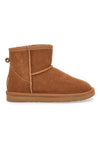 Braune Wildlederstiefelette mit Fellfutter Pittarello Wow 3551