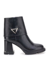 Schwarze Stiefel mit Absatz SWISH 1X