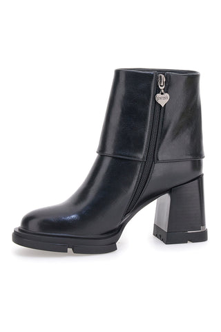 Schwarze Stiefel mit Absatz SWISH 1X