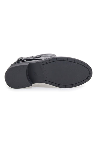 Stivaletti Neri con Fibbie Decorative ME & ME RQ036