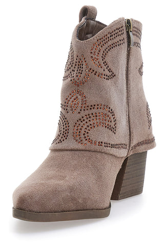 Braune Texan-Stiefel CAFE' COST H3W205864