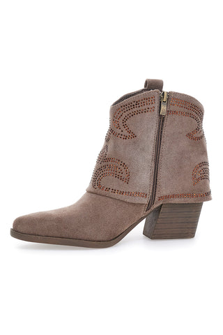 Braune Texan-Stiefel CAFE' COST H3W205864