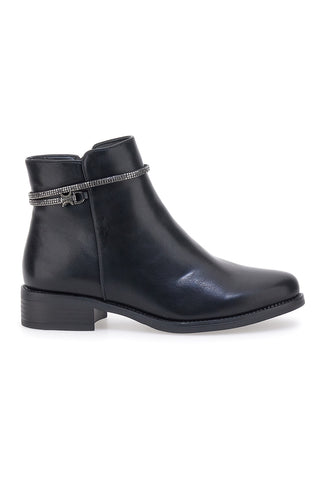Stivaletti Ankle Neri Con Tacco a Blocco Me & Me CDNYYONG57