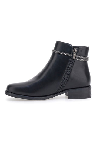 Schwarze Stiefeletten mit Blockabsatz Me & Me CDNYYONG57