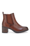 Kamelbraune Stiefel mit Absatz Mon Dieu YDLHQ05
