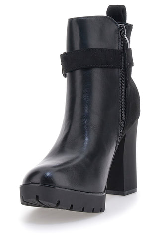 Stivaletti neri con tacco alto LE HAVRE PARIS H262536