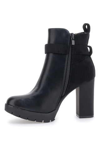 Stivaletti neri con tacco alto LE HAVRE PARIS H262536