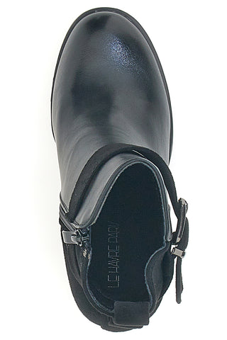 Stivaletti neri con tacco alto LE HAVRE PARIS H262536