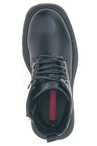 Anfibi neri con cerniera BETTYFLOWER 124