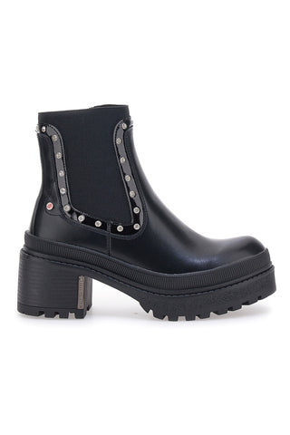 Bettyflowers 02 schwarze Chelsea-Stiefel